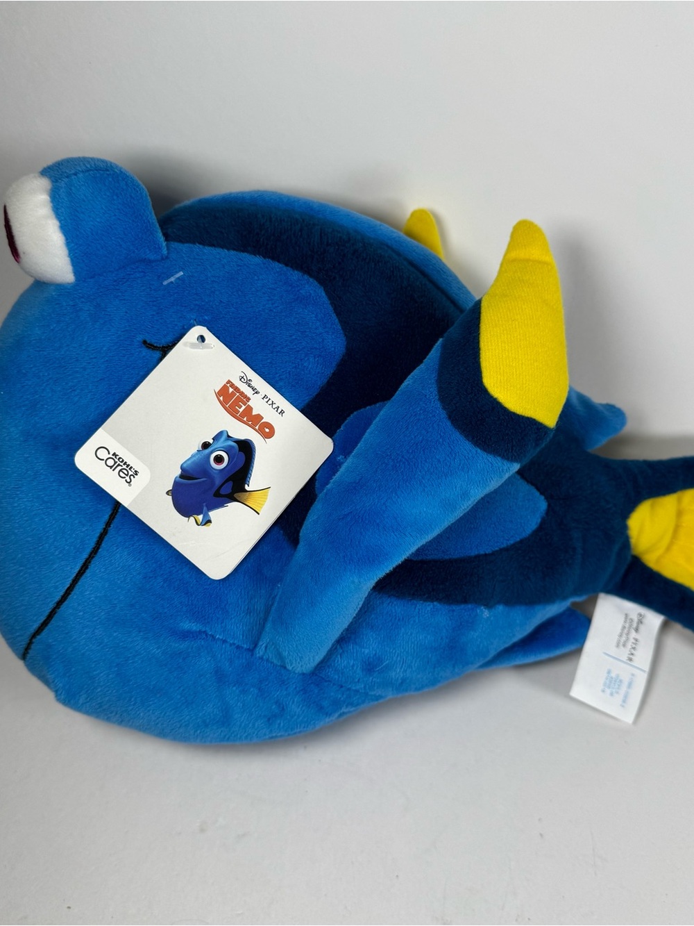 Disney Kohls Cares Plush Finding Nemo Dory Blue Yellow 13" 2015 With Tag *Read